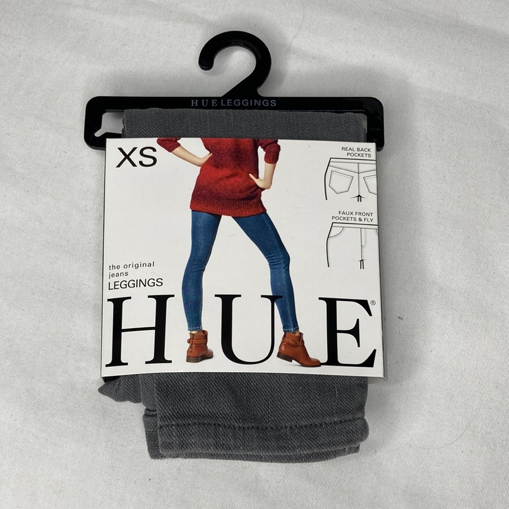 hue ‘the original jeans legging’ - medium grey